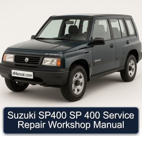 Suzuki SP400 SP 400 Service Repair Workshop Manual