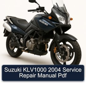 Suzuki KLV1000 2004 Service Repair Manual Pdf