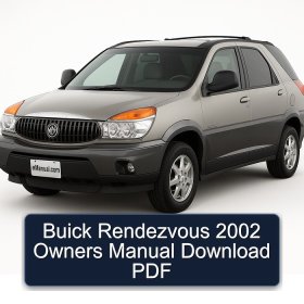 Buick Rendezvous 2002 Owners Manual Download PDF
