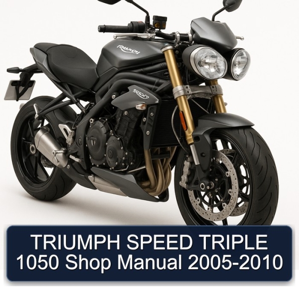 TRIUMPH SPEED TRIPLE 1050 Shop Manual 2005-2010