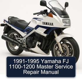 1991-1995 Yamaha FJ 1100-1200 Master Service Repair Manual