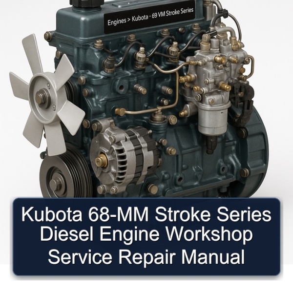 Kubota 68-MM Stroke Series Diesel Engine Workshop Service Repair Manual