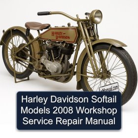 Harley Davidson Softail Models 2008 Workshop Service Repair Manual
