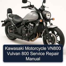 Kawasaki Motorcycle VN800 Vulvan 800 Service Repair Manual