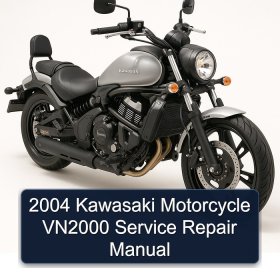 2004 Kawasaki Motorcycle VN2000 Service Repair Manual