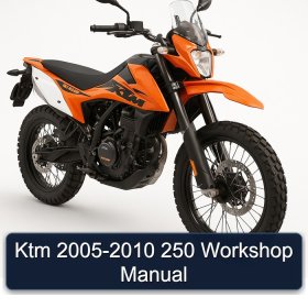 Ktm 2005-2010 250 Workshop Manual