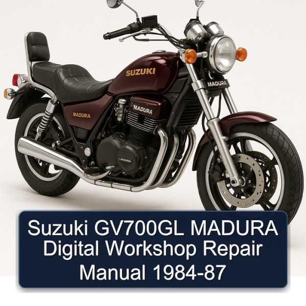 Suzuki GV700GL MADURA Digital Workshop Repair Manual 1984-87