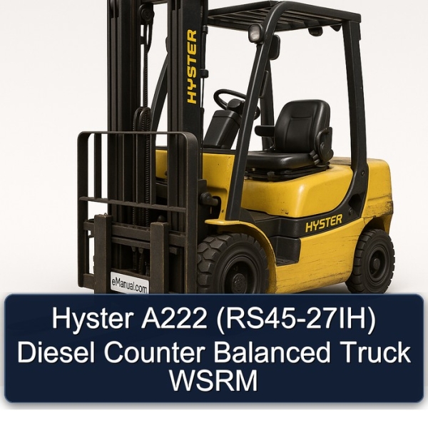 Hyster A222 (RS45-27IH) Diesel Counter Balanced Truck WSRM