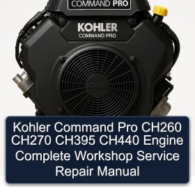 Kohler Command Pro CH260-CH440 Motor: Werkstatt-Handbuch