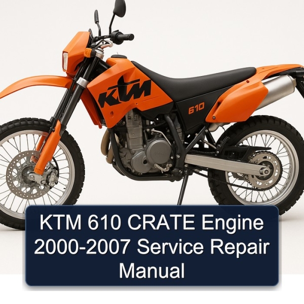 KTM 610 CRATE Engine 2000-2007 Service Repair Manual