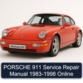 PORSCHE 911 Service Repair Manual 1983-1998 Online
