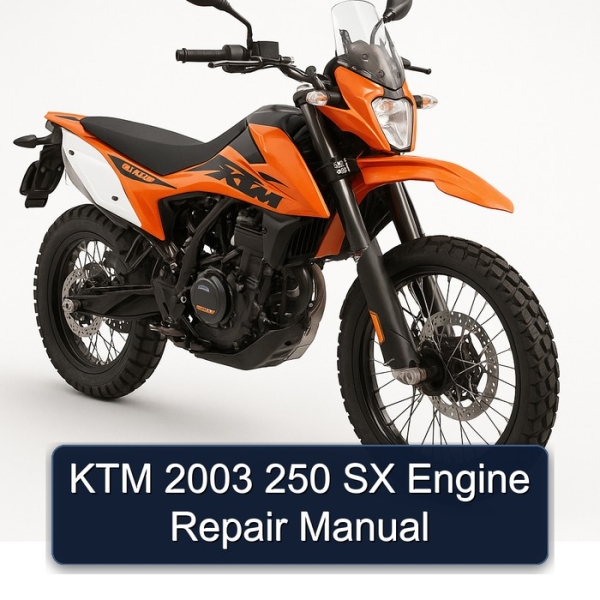 KTM 2003 250 SX Engine Repair Manual