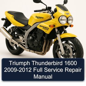 Triumph Thunderbird 1600 2009-2012 Full Service Repair Manual