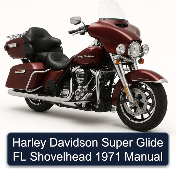 Harley Davidson Super Glide FL Shovelhead 1971 Manual