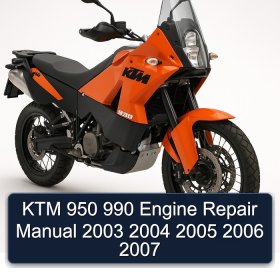 KTM 950 990 Engine Repair Manual 2003 2004 2005 2006 2007