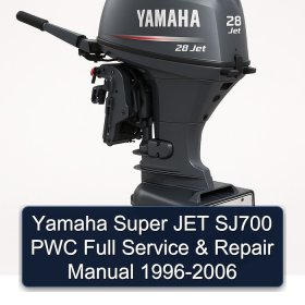 Yamaha Super JET SJ700 PWC Full Service & Repair Manual 1996-2006