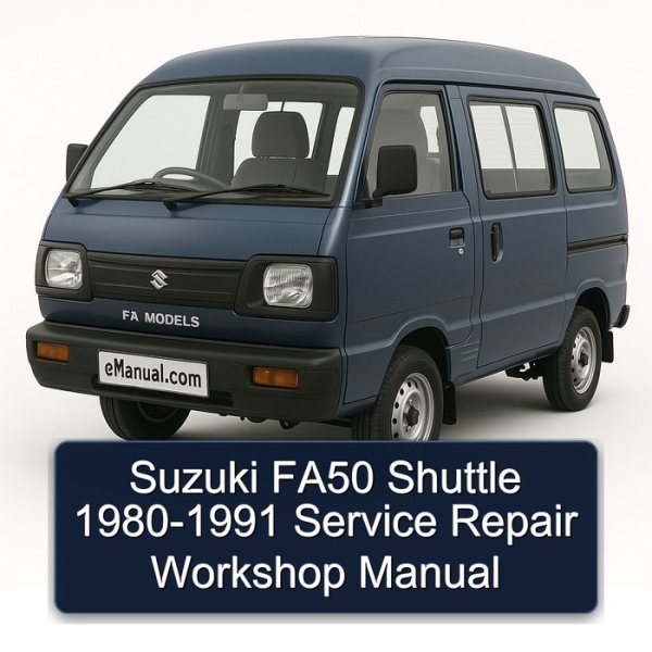 Suzuki FA50 Shuttle 1980-1991 Service Repair Workshop Manual