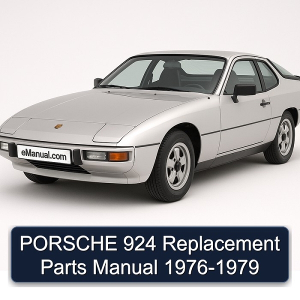 PORSCHE 924 Replacement Parts Manual 1976-1979