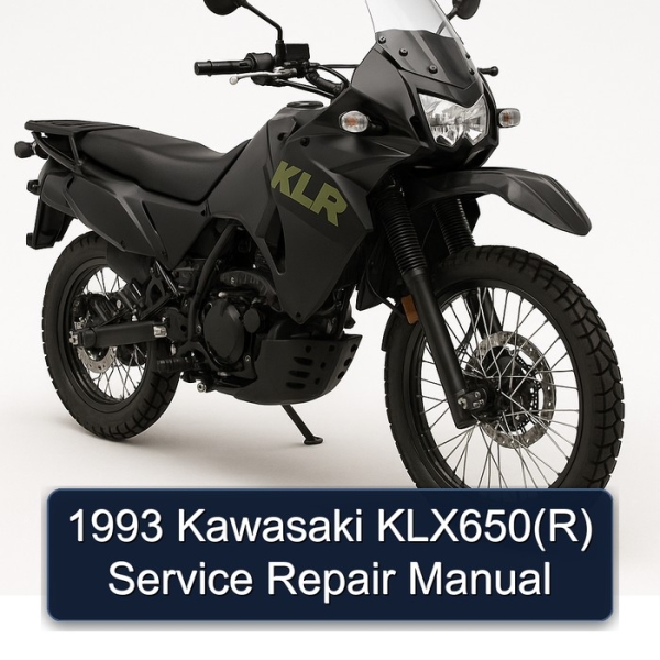 1993 Kawasaki KLX650(R) Service Repair Manual