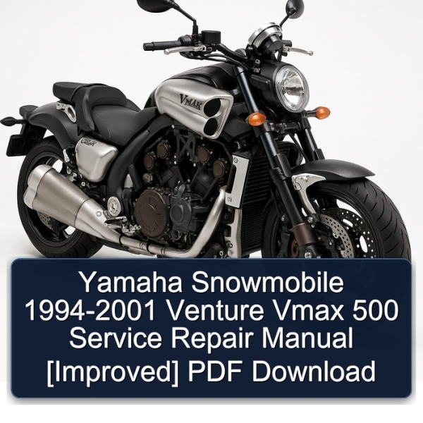 Yamaha Snowmobile 1994-2001 Venture Vmax 500 Service Repair Manual [Improved] PDF Download