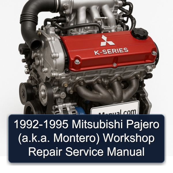 1992-1995 Mitsubishi Pajero (a.k.a. Montero) Workshop Repair Service Manual