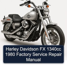 Harley Davidson FX 1340cc 1980 Factory Service Repair Manual