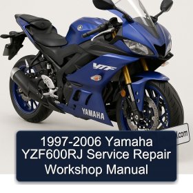1997-2006 Yamaha YZF600RJ Service Repair Workshop Manual