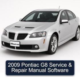 2009 Pontiac G8 Service & Repair Manual Software