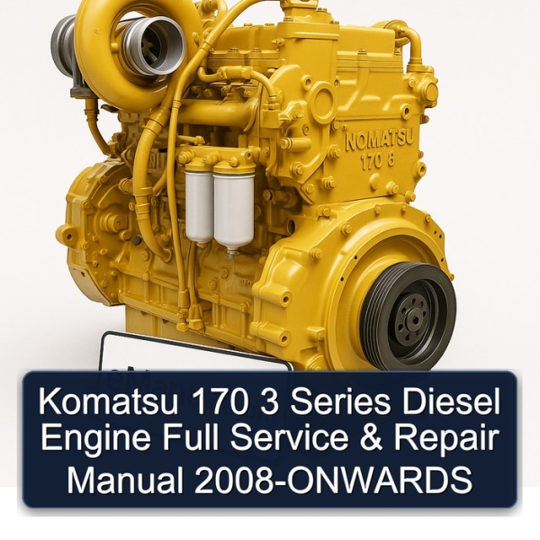 Komatsu 170 3 Series Diesel Engine Full Service & Repair Manual 2008-ONWARDS