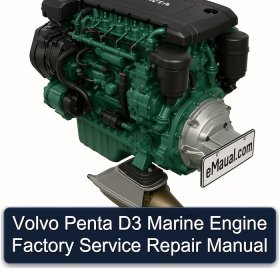 Volvo Penta D3 Marine Engine Factory Service Repair Manual