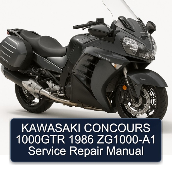 KAWASAKI CONCOURS 1000GTR 1986 ZG1000-A1 Service Repair Manual