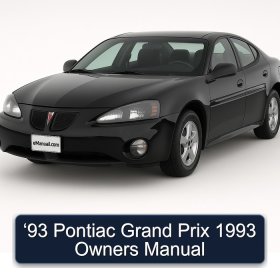 ‘93 Pontiac Grand Prix 1993 Owners Manual