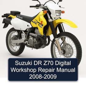 Suzuki DR Z70 Digital Workshop Repair Manual 2008-2009