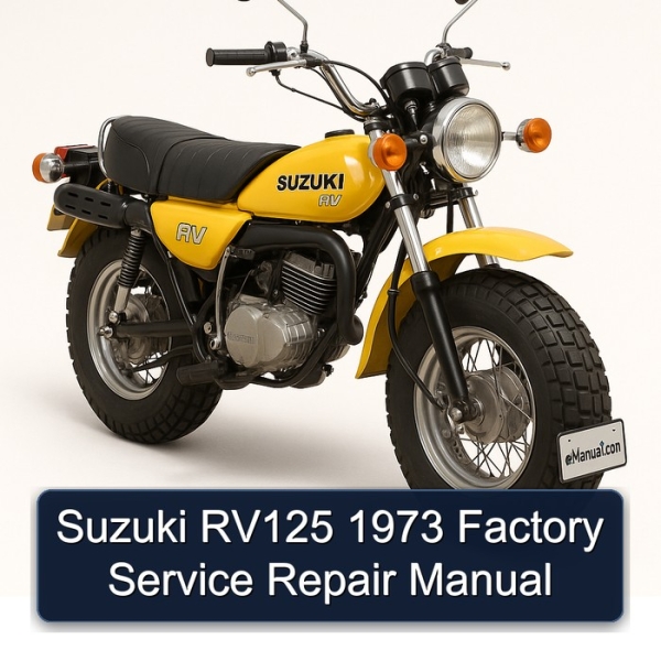 Suzuki RV125 1973 Factory Service Repair Manual