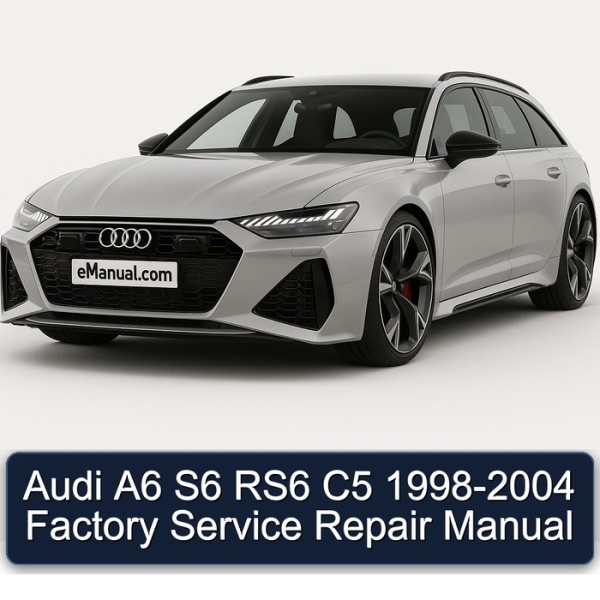 Audi A6 S6 RS6 C5 1998-2004 Factory Service Repair Manual