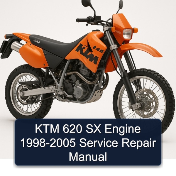 KTM 620 SX Engine 1998-2005 Service Repair Manual