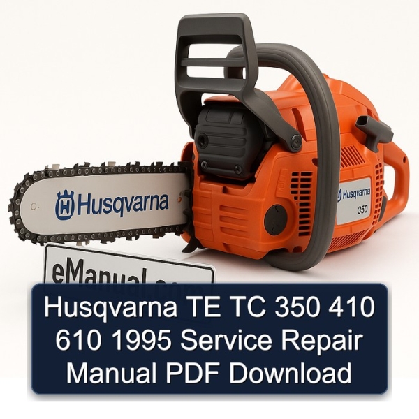 Husqvarna TE TC 350 410 610 1995 Service Repair Manual PDF Download