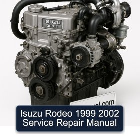 Isuzu Rodeo 1999 2002 Service Repair Manual