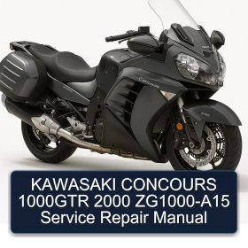KAWASAKI CONCOURS 1000GTR 2000 ZG1000-A15 Service Repair Manual