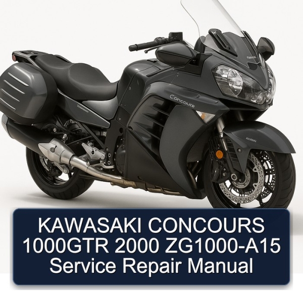 KAWASAKI CONCOURS 1000GTR 2000 ZG1000-A15 Service Repair Manual
