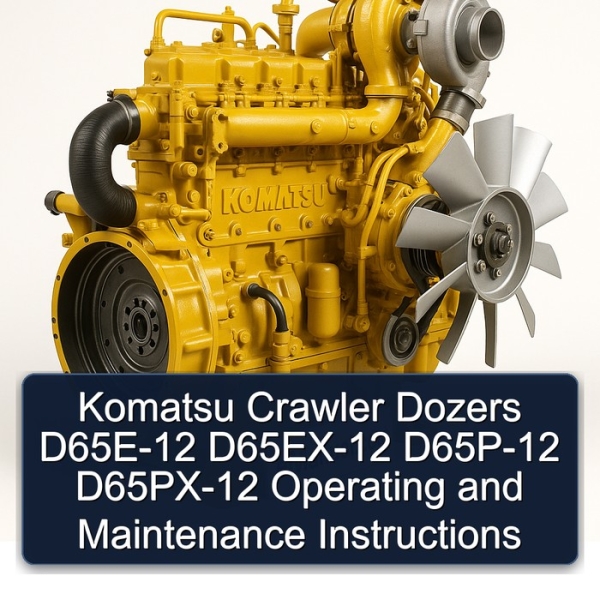 Komatsu Crawler Dozers D65E-12 D65EX-12 D65P-12 D65PX-12 Operating and Maintenance Instructions