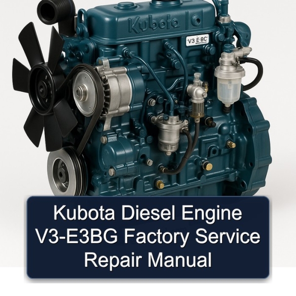 Kubota Diesel Engine V3-E3BG Factory Service Repair Manual