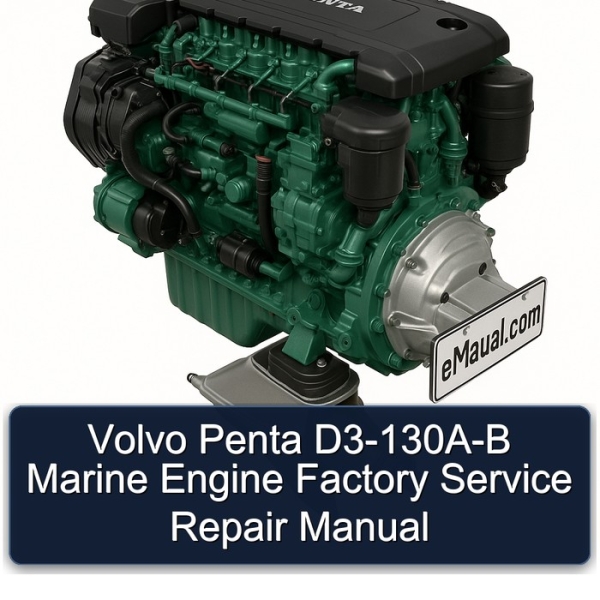 Volvo Penta D3-130A-B Marine Engine Factory Service Repair Manual
