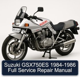 Suzuki GSX750ES 1984-1986 Full Service Repair Manual