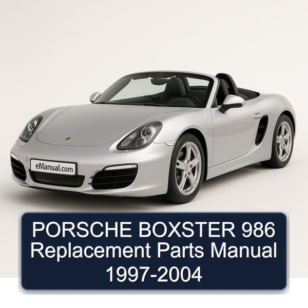 PORSCHE BOXSTER 986 Replacement Parts Manual 1997-2004