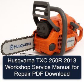 Husqvarna TXC 250R 2013 Workshop Service Manual for Repair PDF Download