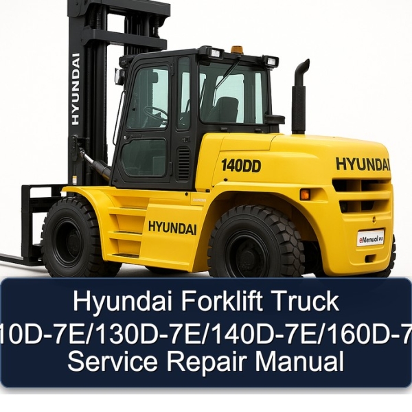 Hyundai Forklift Truck 110D-7E/130D-7E/140D-7E/160D-7E Service Repair Manual