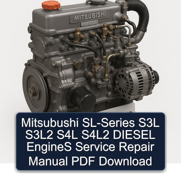 Mitsubushi SL-Series S3L S3L2 S4L S4L2 DIESEL EngineS Service Repair Manual PDF Download