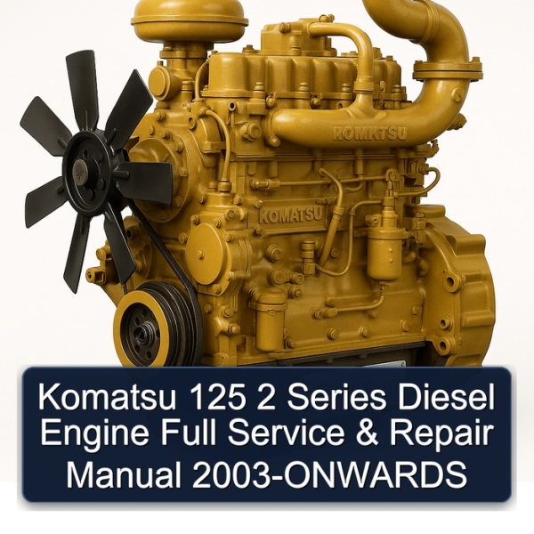 Komatsu 125 2 Series Diesel Engine Full Service & Repair Manual 2003-ONWARDS