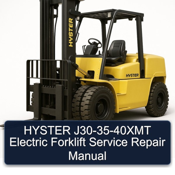 HYSTER J30-35-40XMT Electric Forklift Service Repair Manual